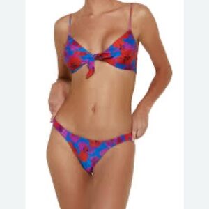 VIX by Paula Hermanny “Mabel Riviera” knot bralette bikini top